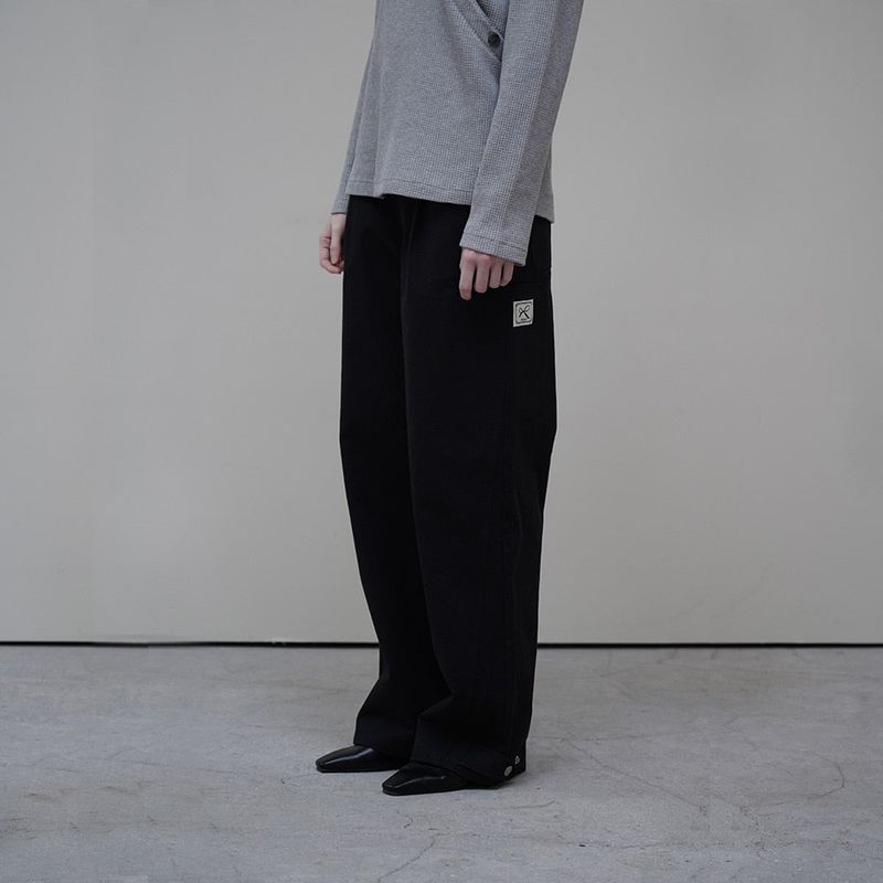Black Wide Wing Pants