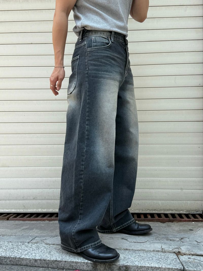AVAND（アバンド）の「Cove banded wide denim pants（Pants）」