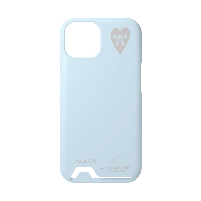 mi ❤︎ littleboutique（ミ❤︎リトルブティック）の「ICHIGOICHIE Card Pocket Case - BLUE（Smartphone Accessories）」