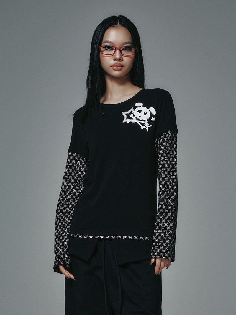 SKULL L/S BLACK
