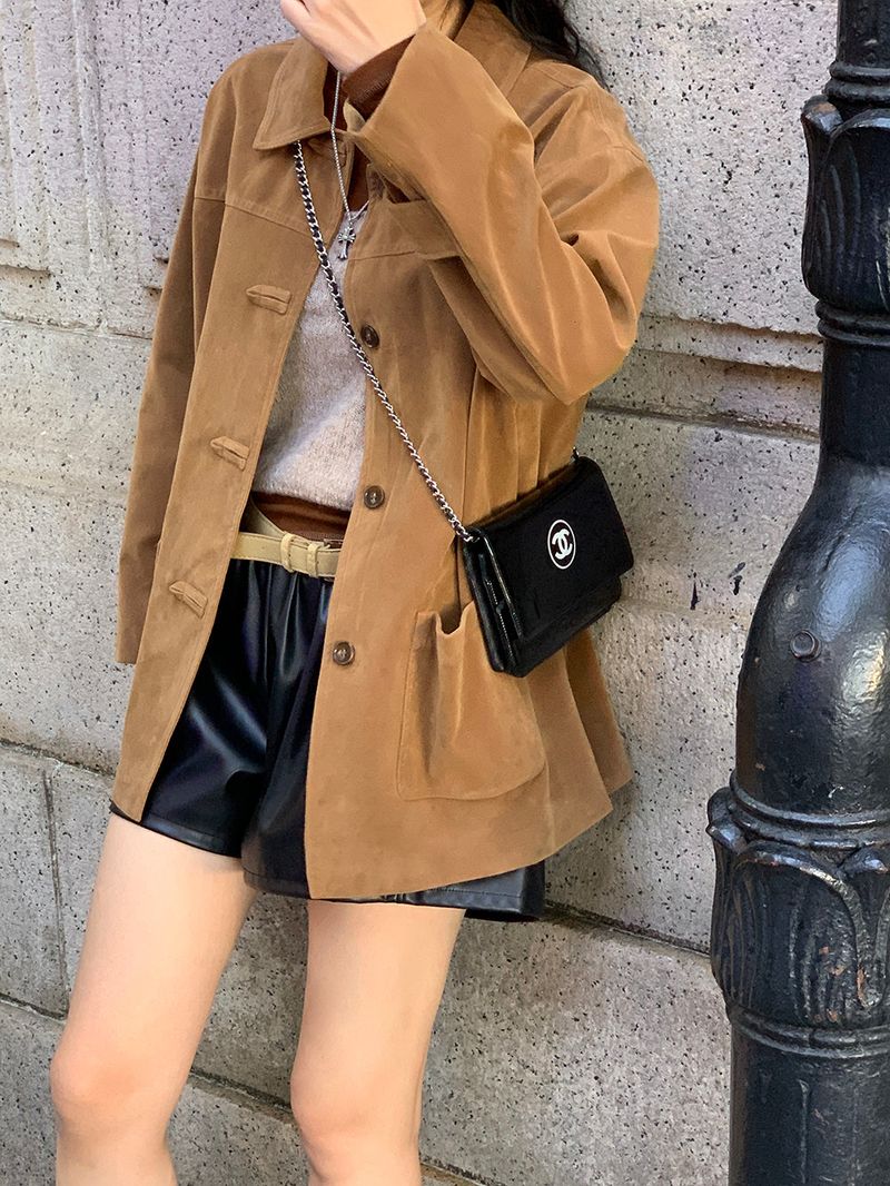 [MADE] Le Elle Leather Shorts