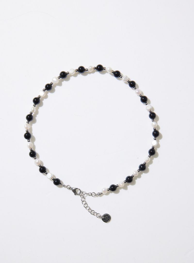 MIXTURE.(ミクスチャー)の「MP015 FRESHWATER PEARL WITH NATURAL STONE NECKLACE(Accessories)」