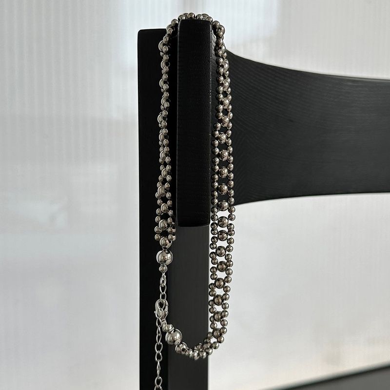 lace ball chain necklace