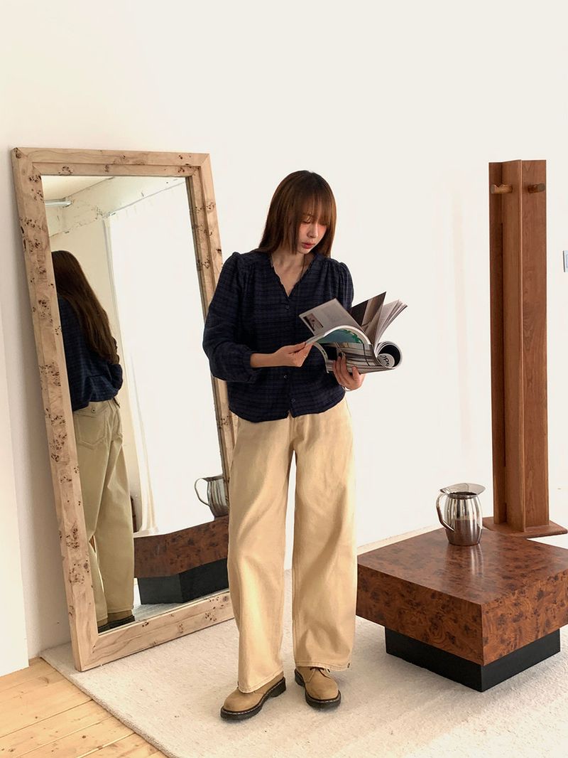 [MADE] Lenoa Frill Blouse