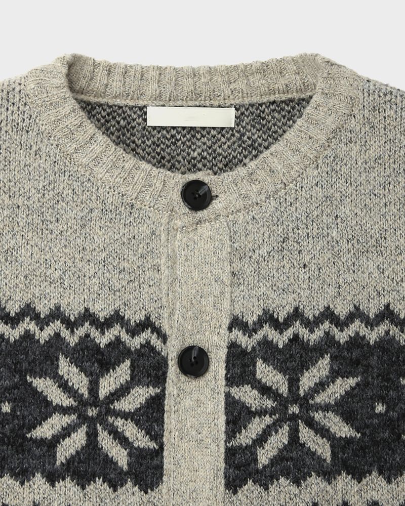 Fiora nordic knit cardigan