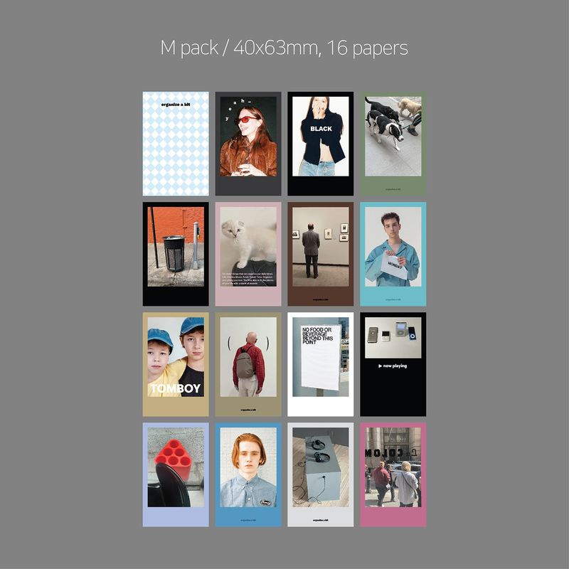 oab polaroid pack 001 set / 3 pack set
