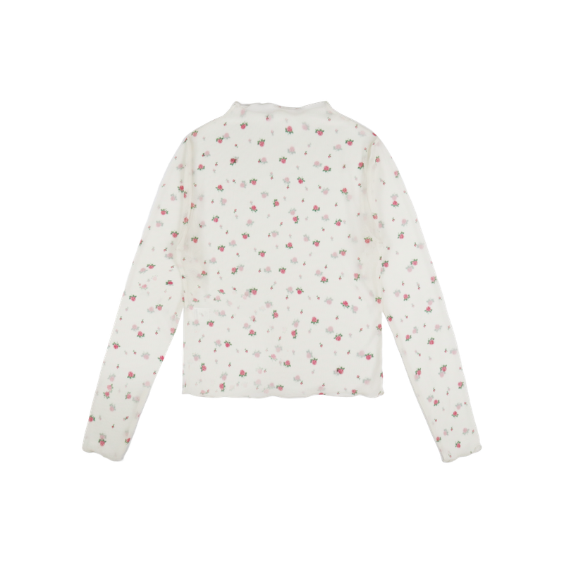 ROSE MESH TOP (2 COLORS)
