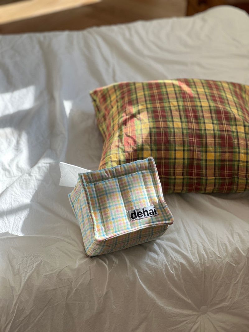 Multicolor Tissue Basket