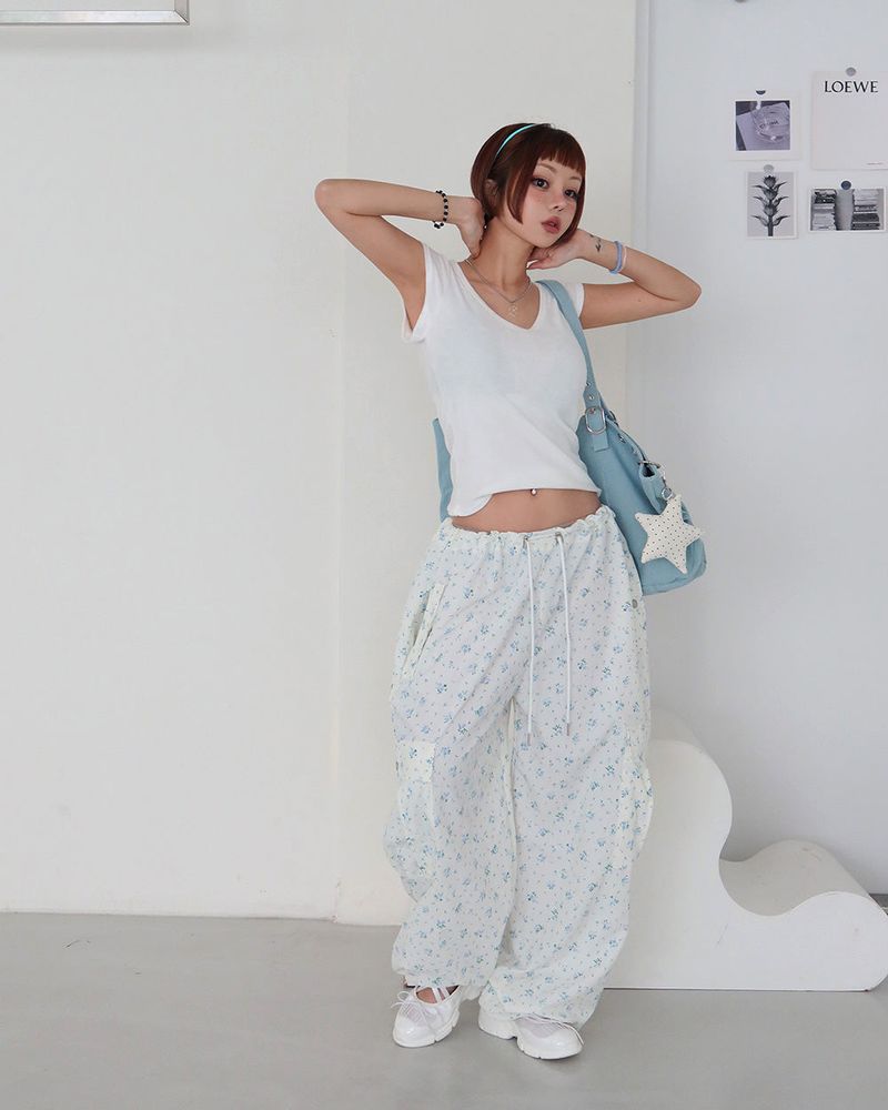 3 Color Ring Eyelet Big Shoulder Bag