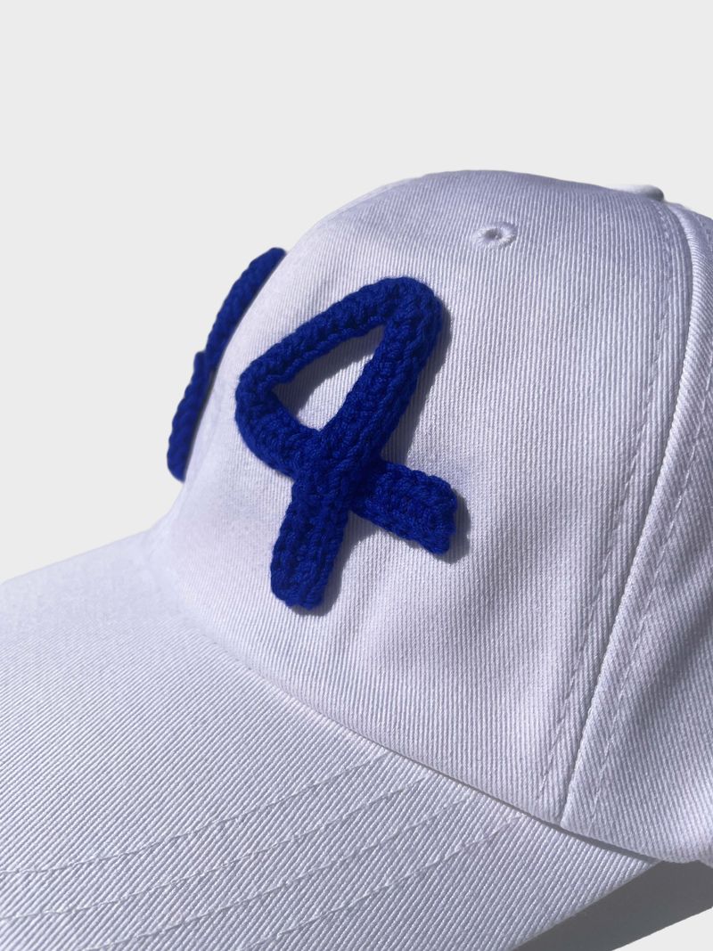 CUSTOM INITIAL CROCHET CAP