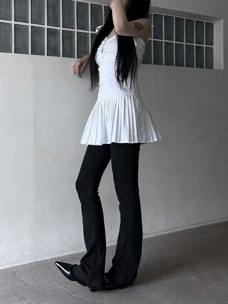 corset strap mini one-piece (2color)