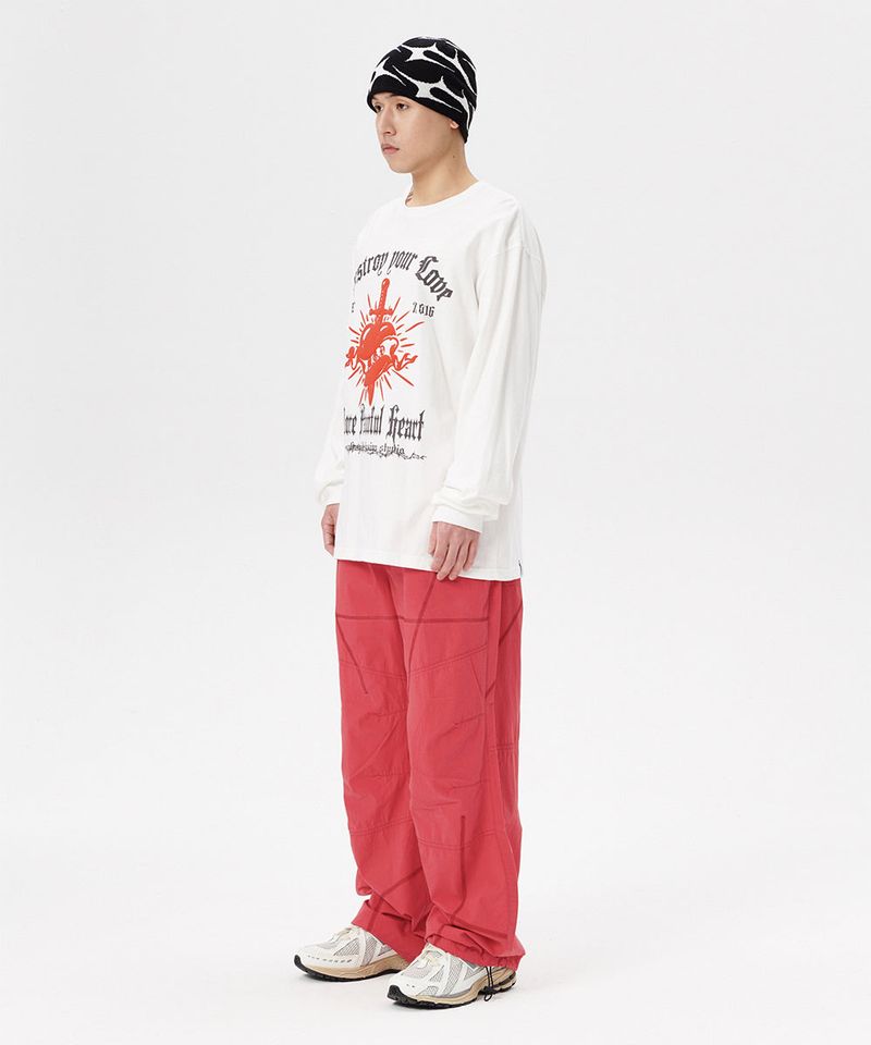 COVER STITCH PARACHUTE PANT