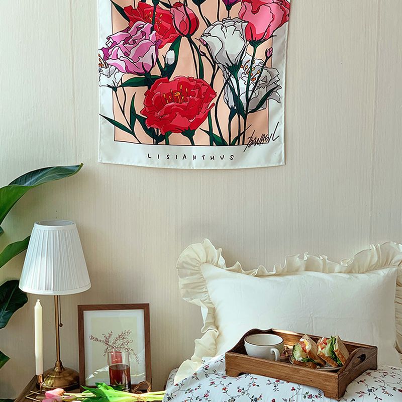 Fabric Poster (Lisianthus)