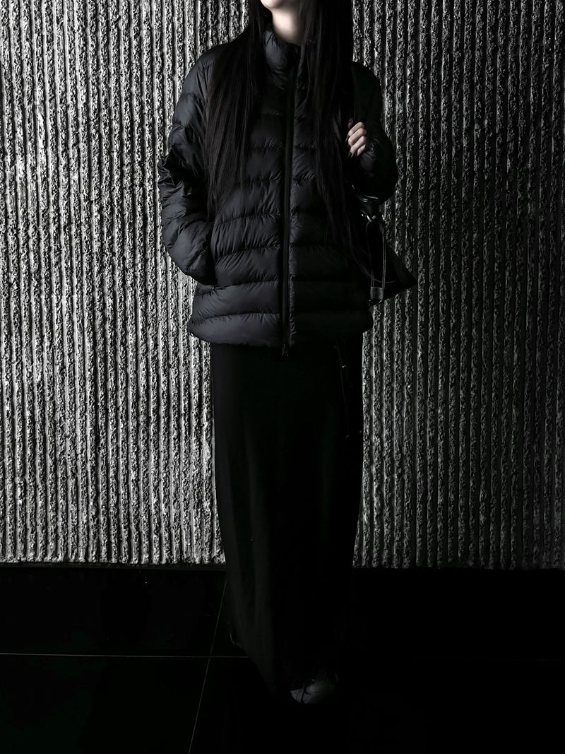 [unisex] aro duck down light puffer (2color)
