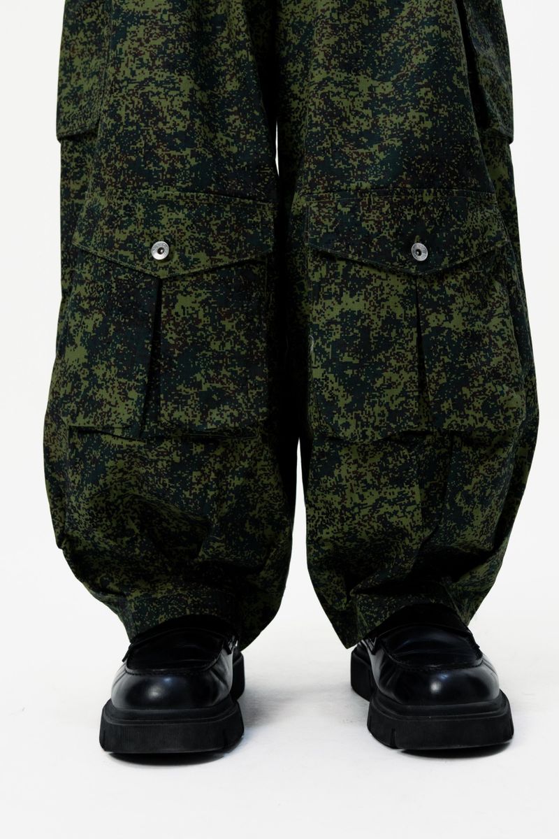 BALLOON CARGO PANTS - CAMO