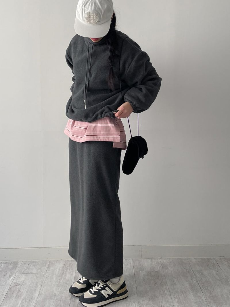 [Setup Available] Newdy Fleece High Neck Sweatshirt