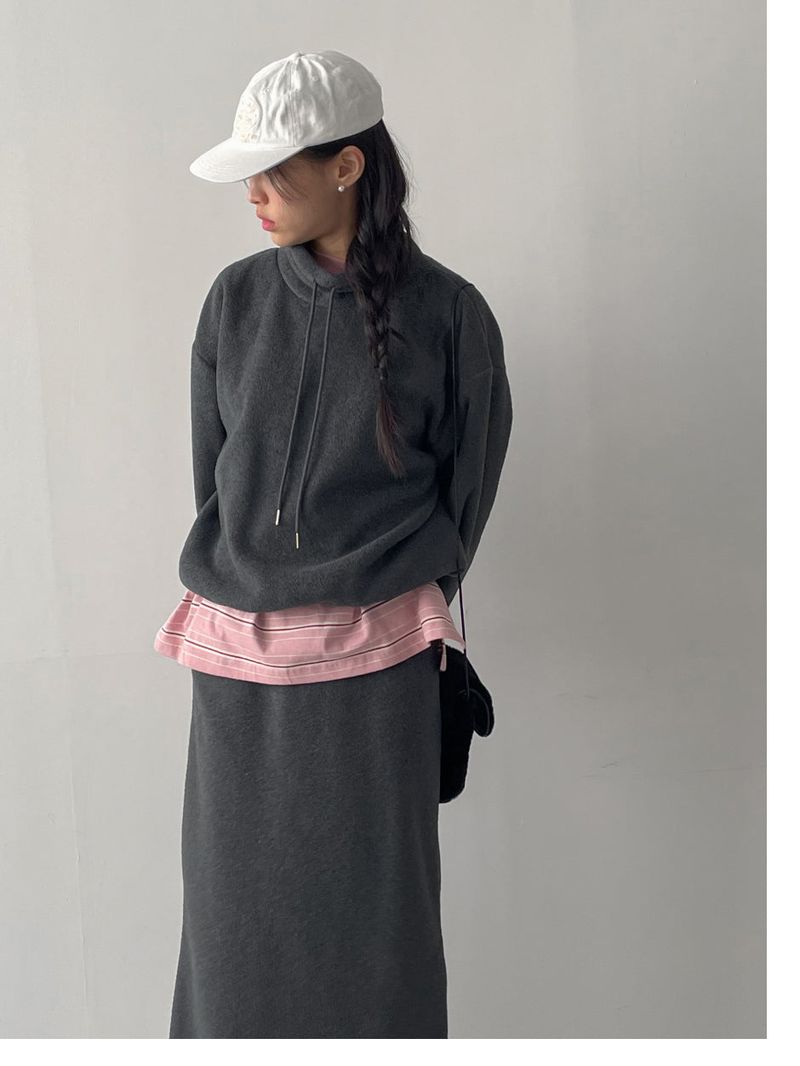 [Setup Available] Newdy Fleece High Neck Sweatshirt
