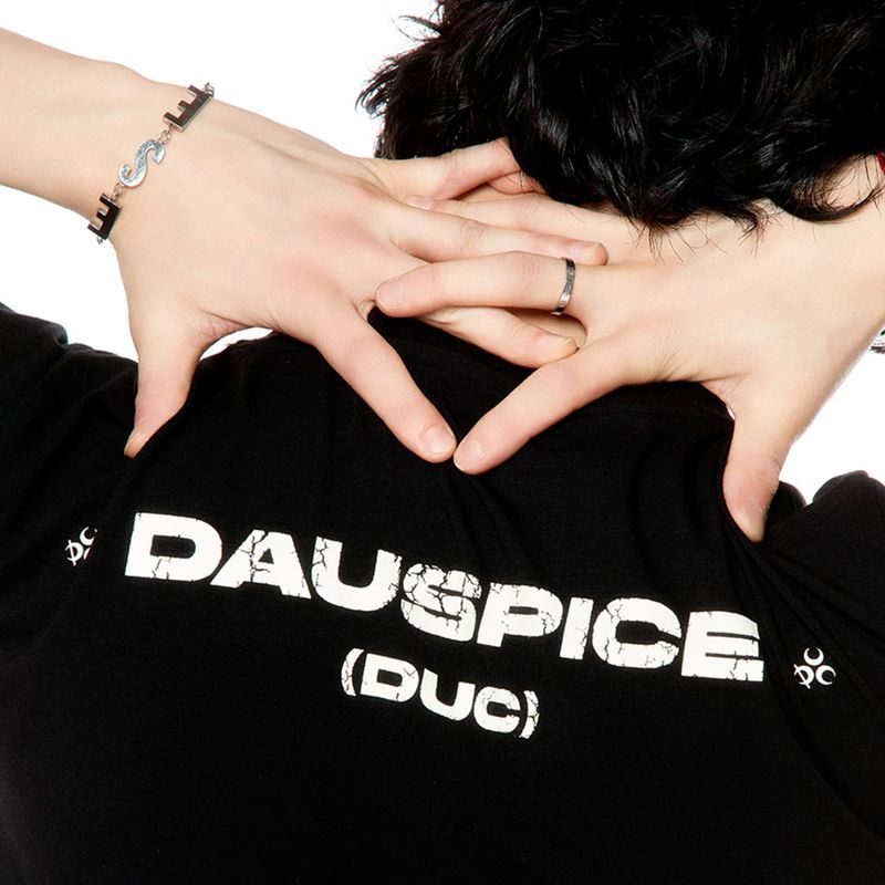 DAUSPICE(DUC)（ダウスピス）の「(DUC) Detox T-Shirt Black（Tops）」