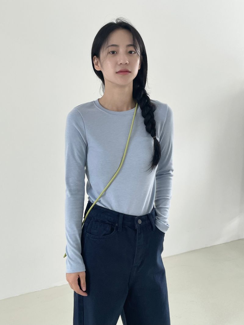 Twill wide cotton pants