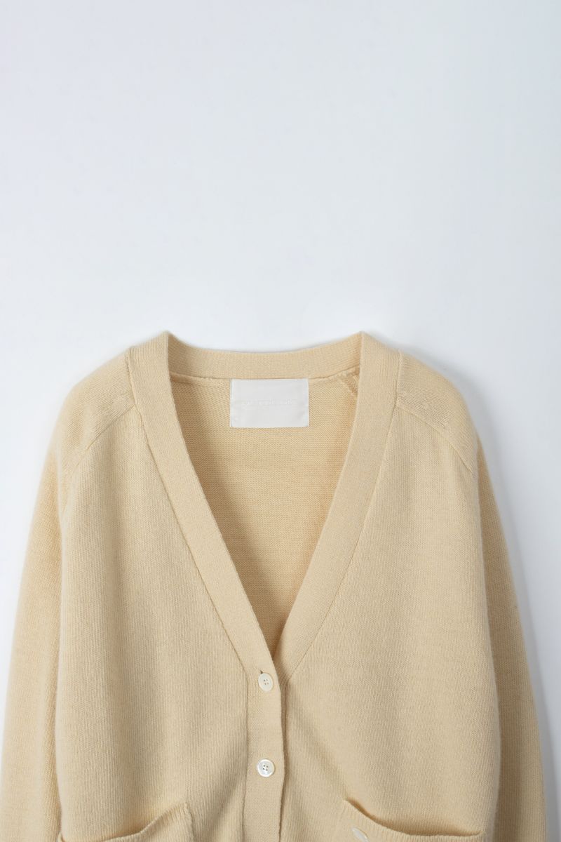 Loose cardigan (Yellow)