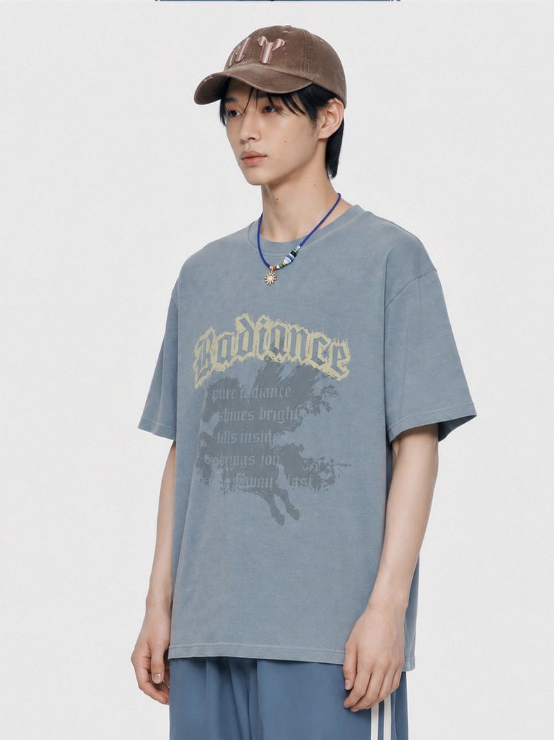 radiance pigment-dyed short-sleeve t-shirt (3color)