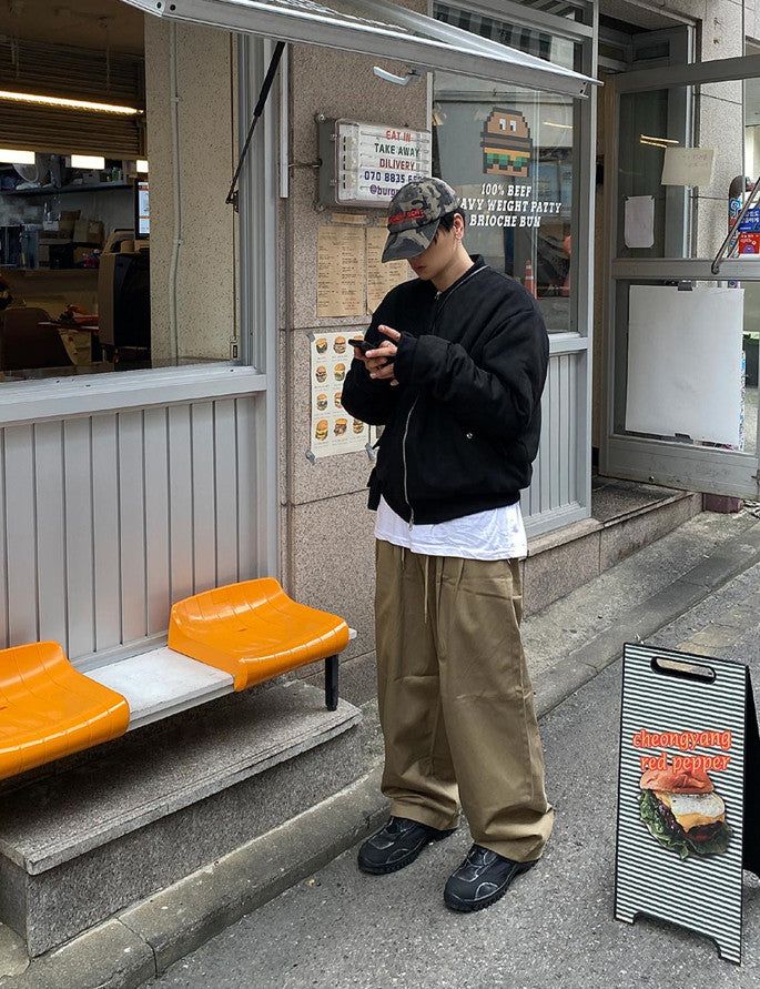 No.0480 6oz suede bomber JK (4color)