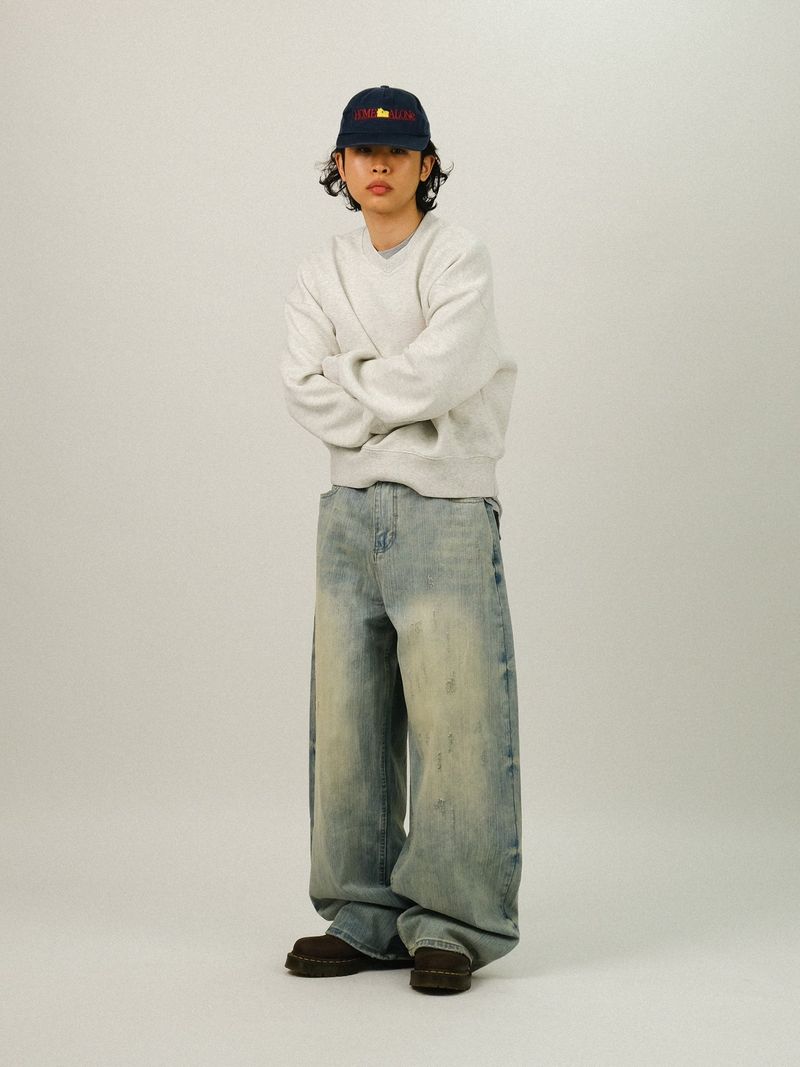 TD Yellow Washing Wide Denim