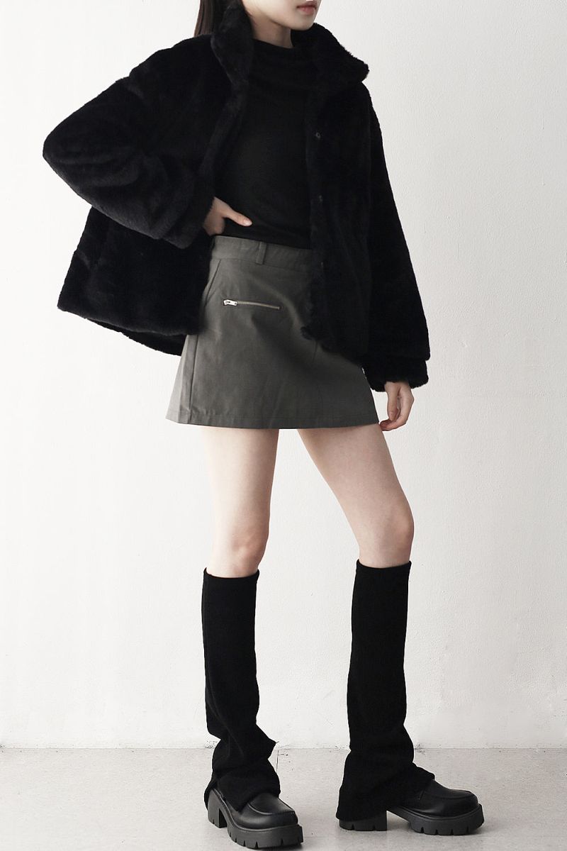 Shume kara fur Jacket