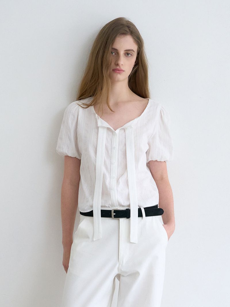 Claire blouse (Ivory)
