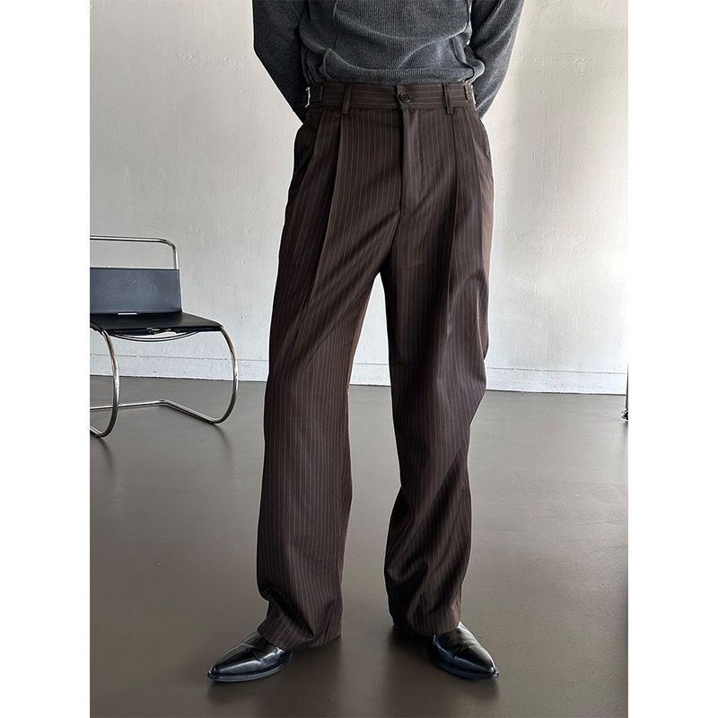 [S/S] Stripe two tuck slacks(2color)