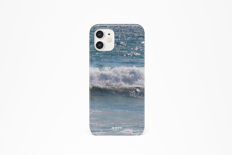 ONCESTUDIO(オンセスタジオ)の「(glossy) 04 Sea Santa Monica Sea phone case(Smartphone Accessories)」