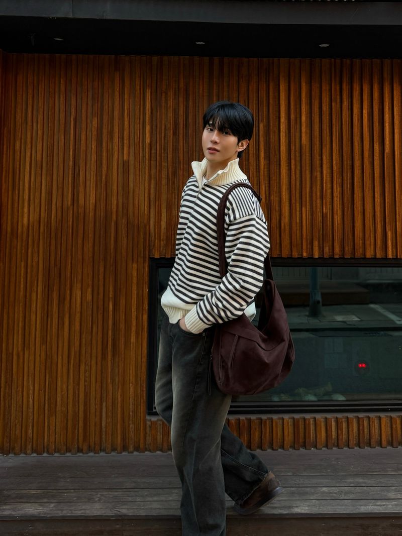 Haim half zip up knit
