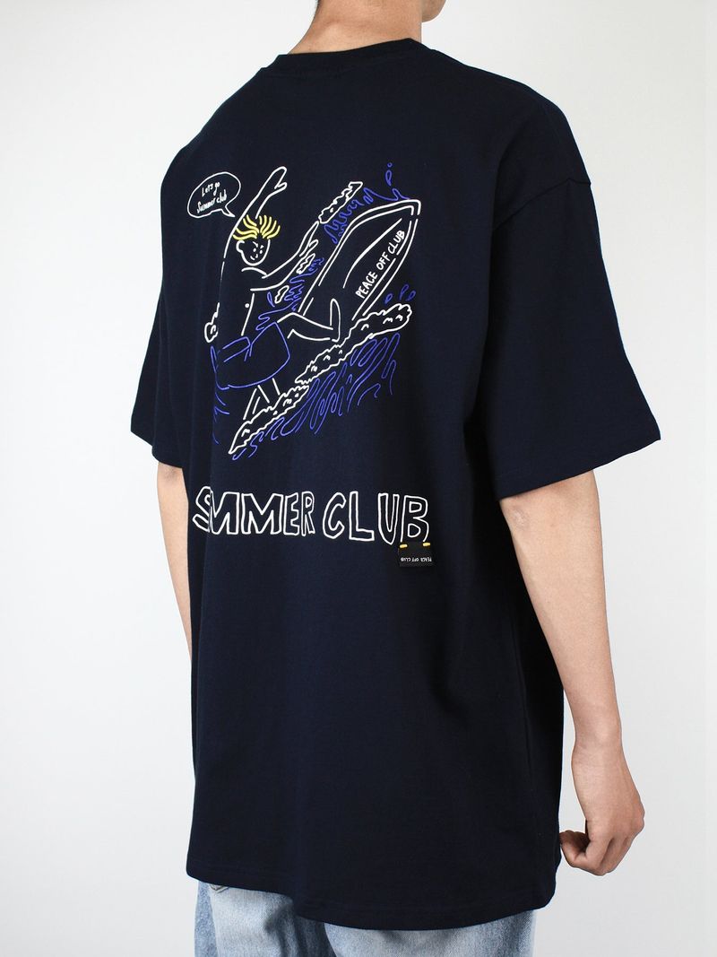 Surfer_Boy Short Sleeve Tee NAVY