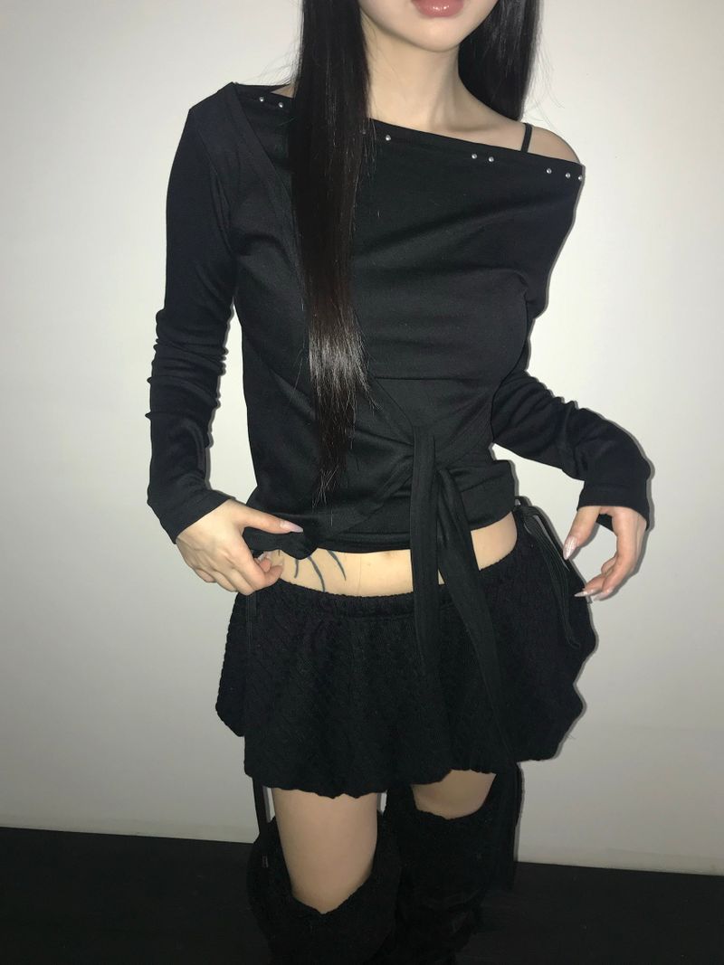 stud tie top(3 color)