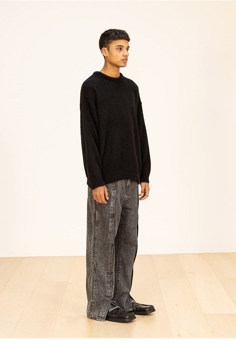 WOOL SOFT MOHAIR OVERSIZED KNIT
