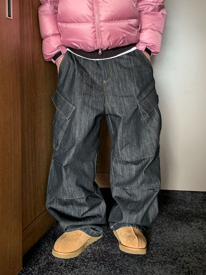 Kant Raw Bias Cargo Pants