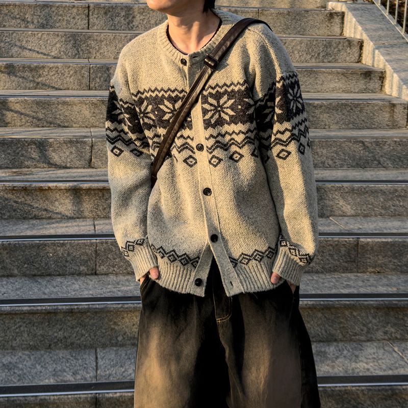 Fiora nordic knit cardigan