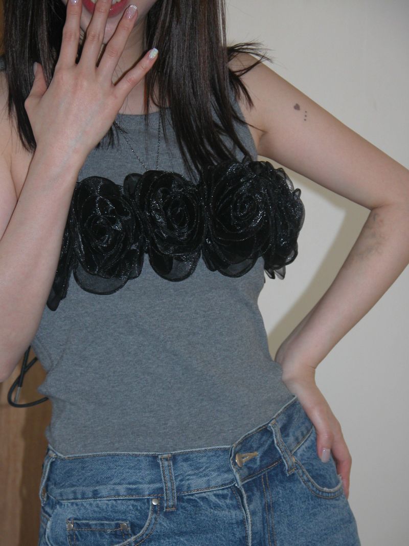 Rose Top & Belt
