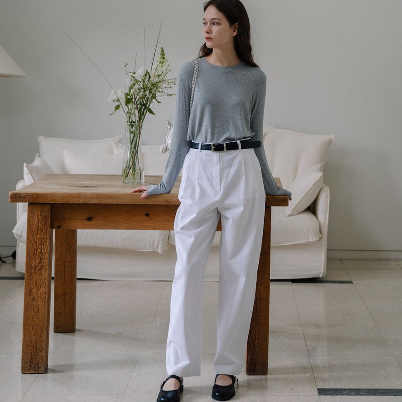 Two turk Cotton Pants - Ivory