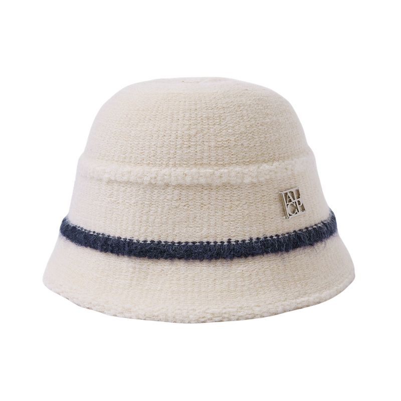 Line Layered Bucket Hat (Ivory)