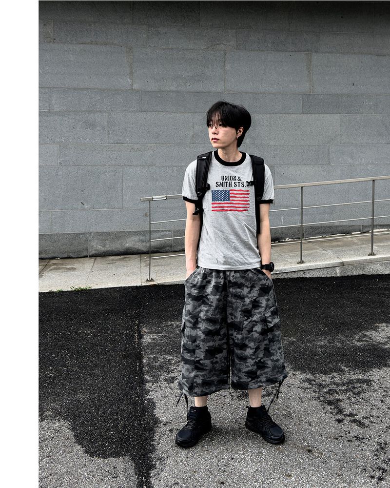 Jeb Military Camo Bermuda Pants