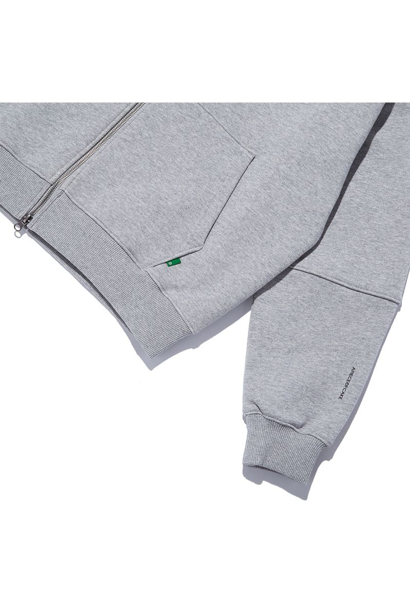Cherry Bear Hood Zipup_Grey