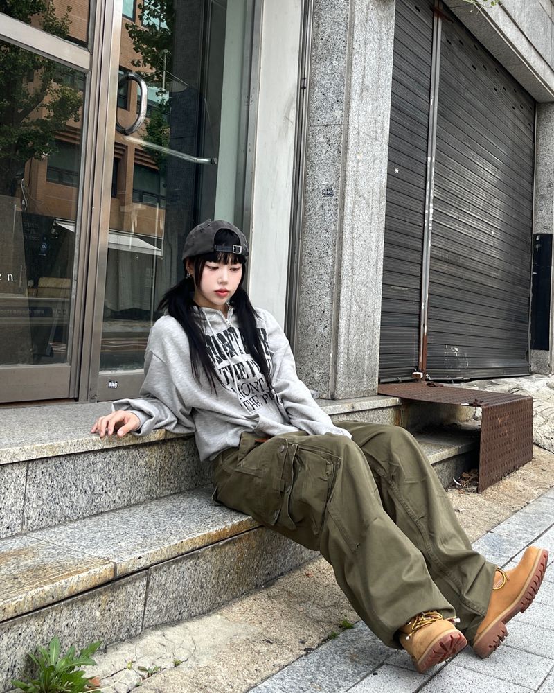 Ren Vintage Detail Cargo Pants