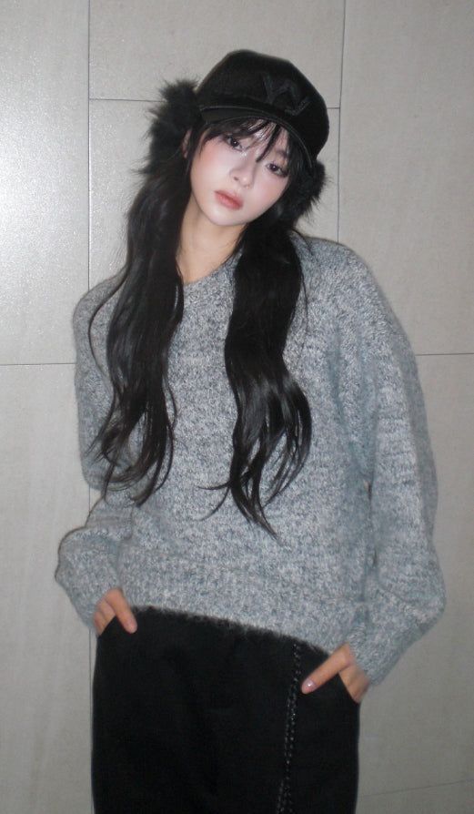 EEUN（イウン）の「Abel Hairy Knit（Tops）」