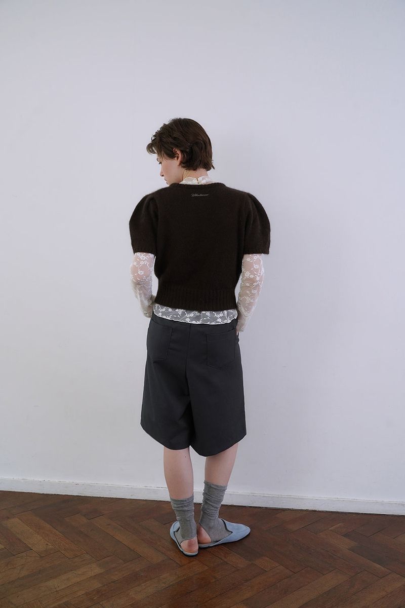Layered lace blouse_ivory