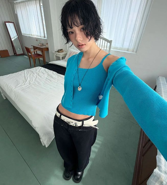 LINEAR POCKET WIDE DENIM