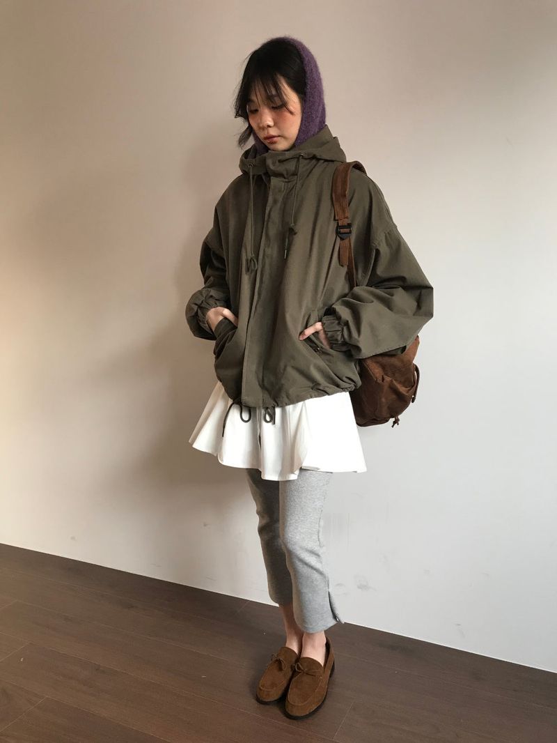 Saint Stripe Knit Hooded Zip-Up (2Colors)