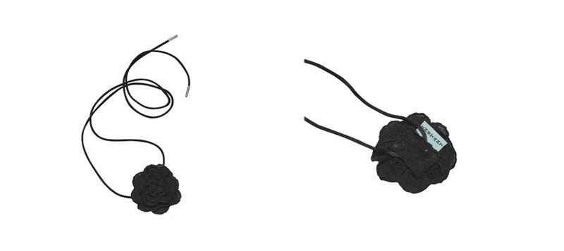Floral string choker