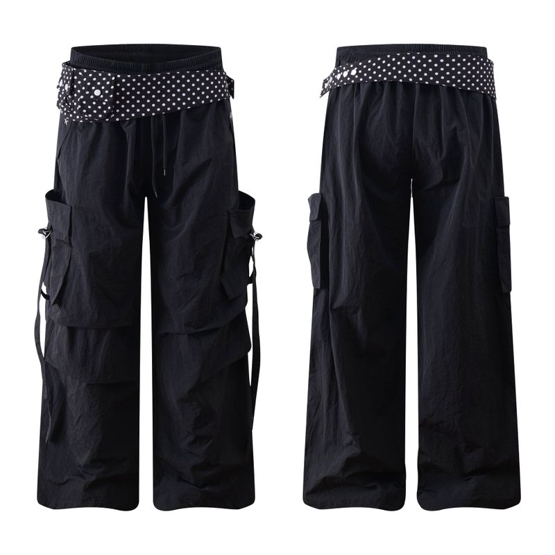 Dot Scarf Layered Cargo Pants 232502910