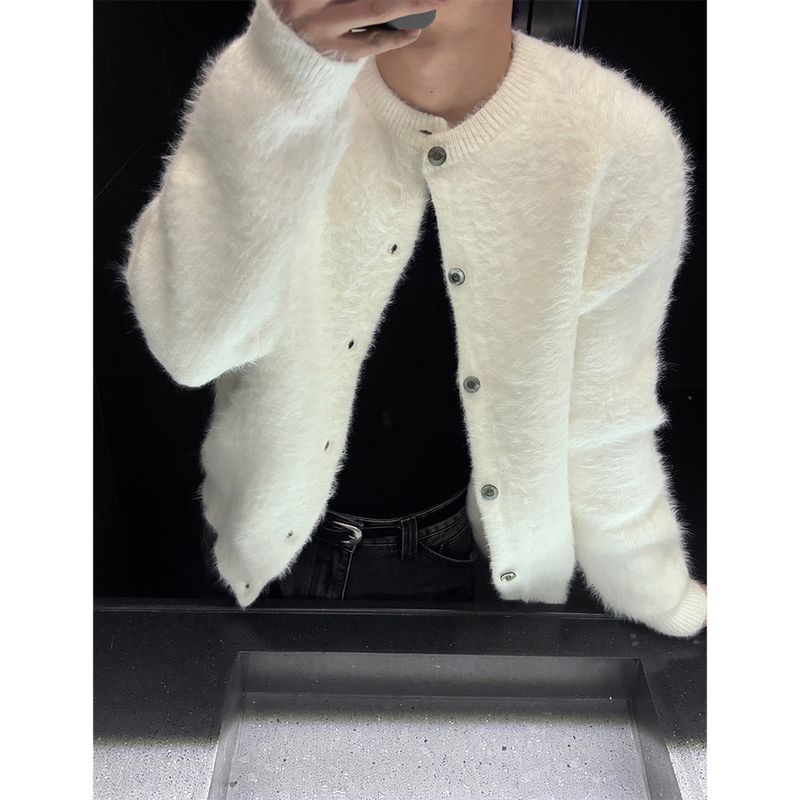 LAURANT（ロラン）の「[F/W] Bulk hair angora cardigan(5color)（Tops）」